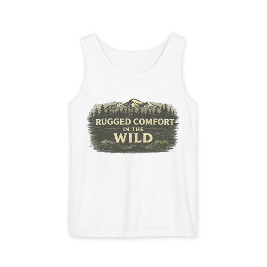 Rugged Comfort In The Wild Unisex Garment-Dyed Tank Top