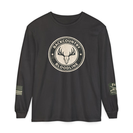 Backcountry Bloodline Unisex Garment-dyed Long Sleeve T-Shirt