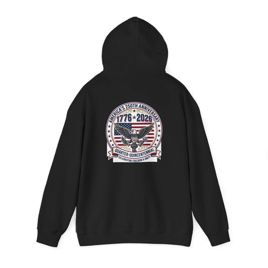 Happy 250th MERICA! Unisex Heavy Blend™ Hooded Sweatshirt