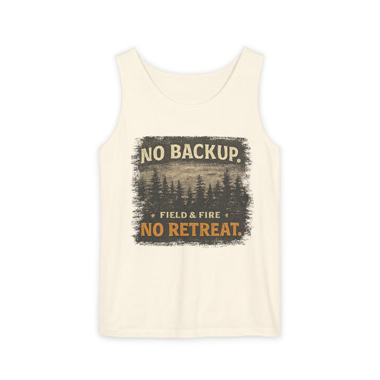 No Backup Unisex Garment-Dyed Tank Top