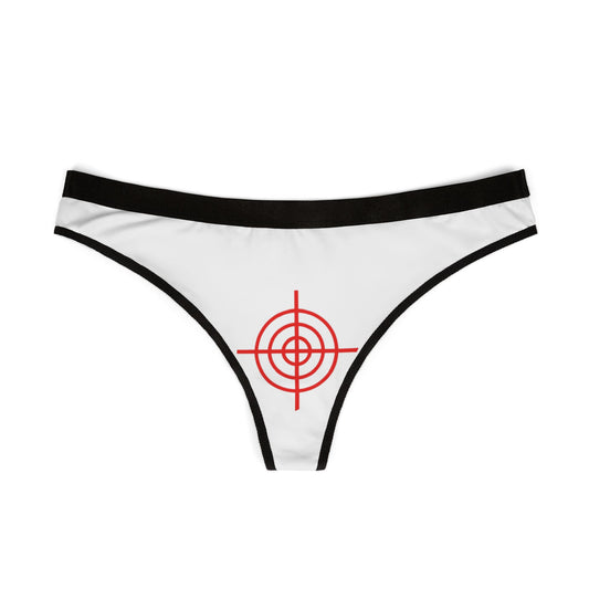 FNF Women's Bullseye White Thong