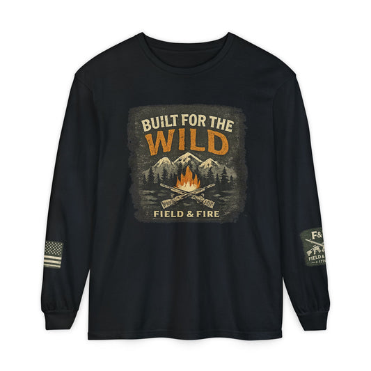 Built For The Wild Unisex Garment-dyed Long Sleeve T-Shirt